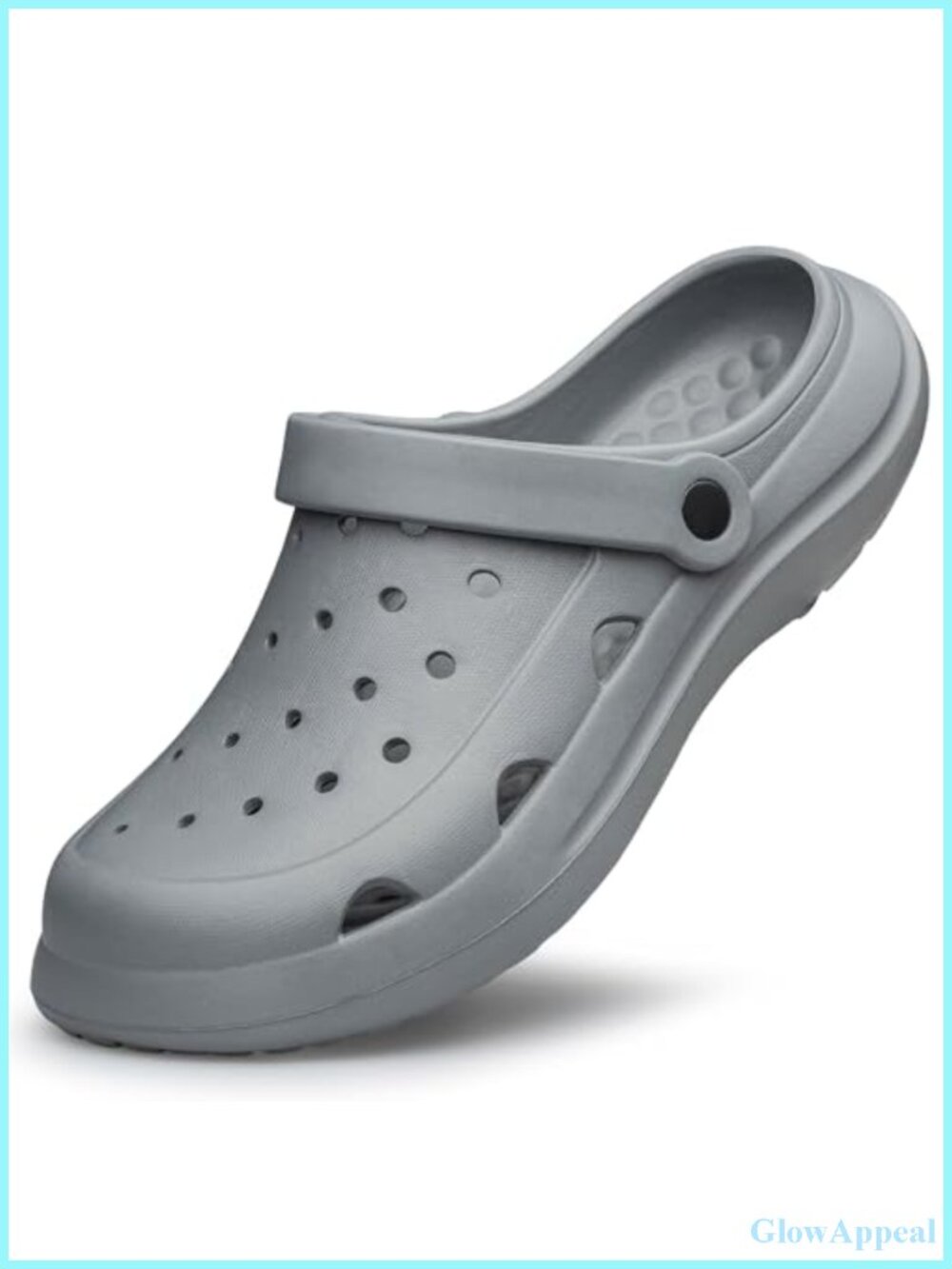 Lightweight Slip-On Garden Clogs with Adjustable Heel Strap, Quick-Dry